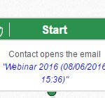 contact opens the email
