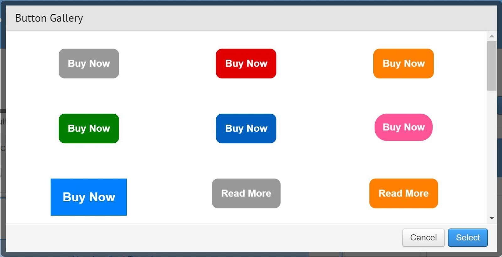 buttons gallery