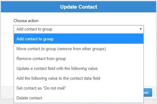 Add contact to group