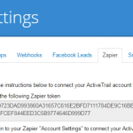 Generate Zapier token