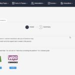 Ecommerce Shops Integration Screen