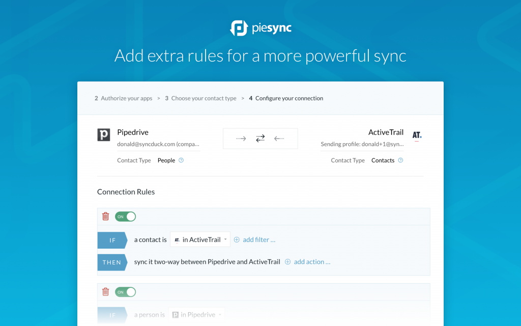 Connect ActiveTrail to PieSync Image 3