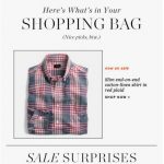 activetrail abandoned cart email example email jcrew