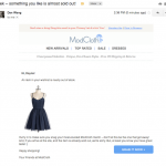 activetrail abandoned cart email example email modcloth