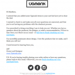 automated email exmples