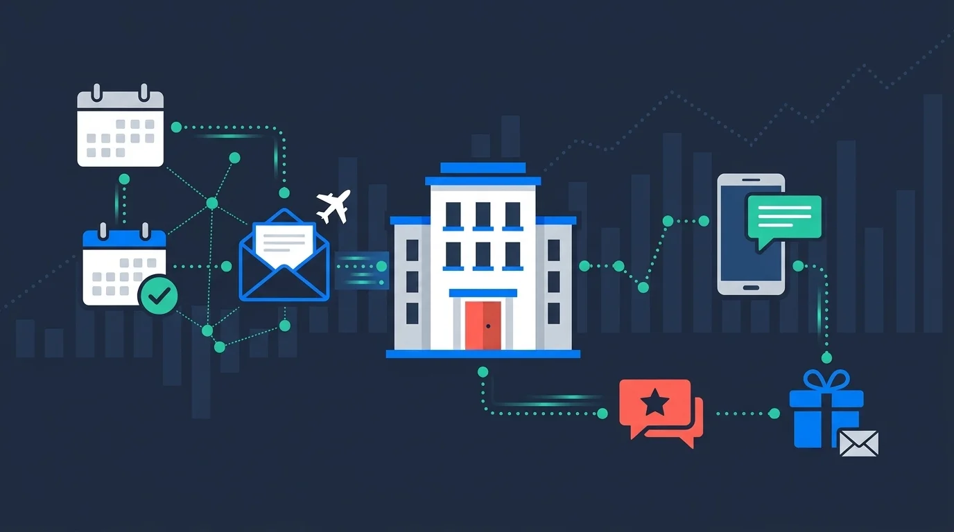 Email marketing campaigns for hotels across the guest booking journey