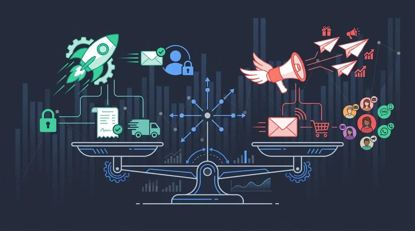 Transactional and marketing sending platforms compared