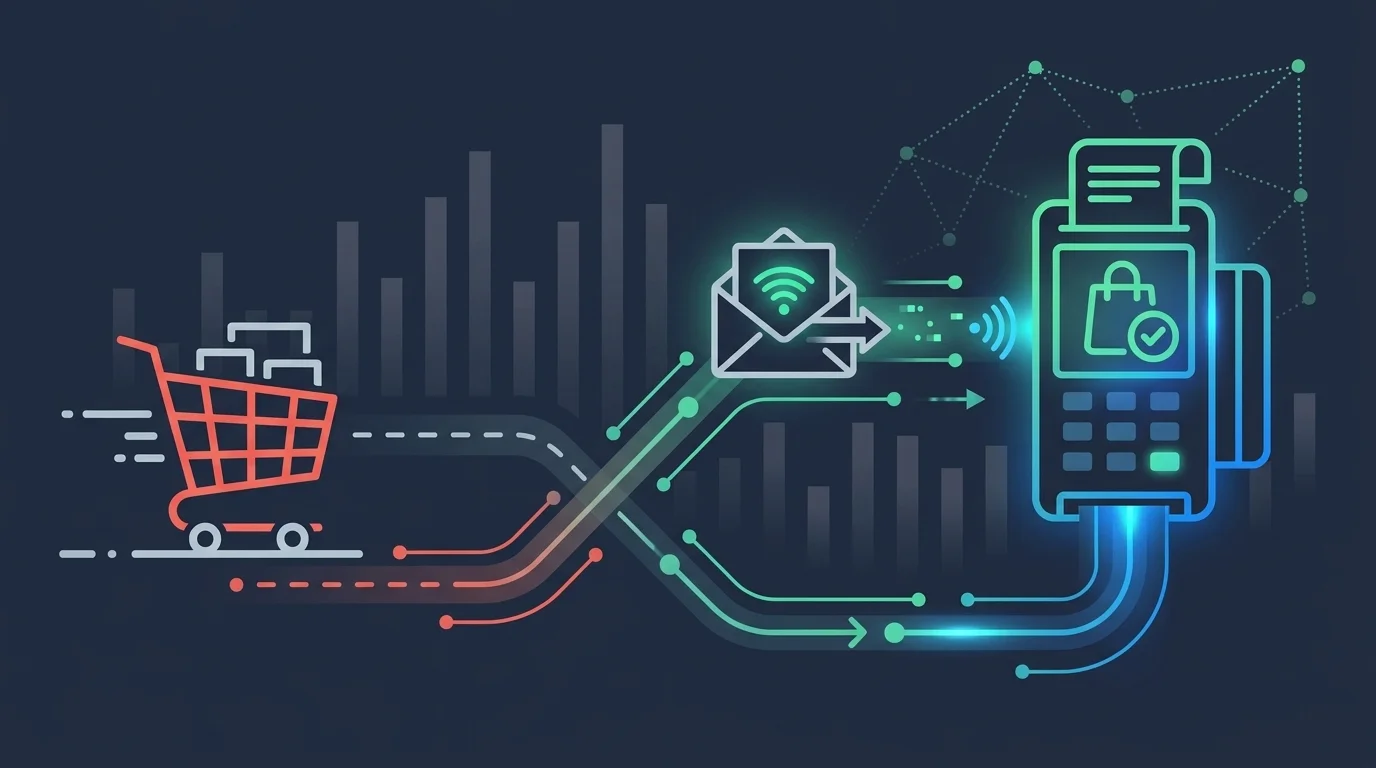 Abandoned cart emails that bring a shopper back to checkout