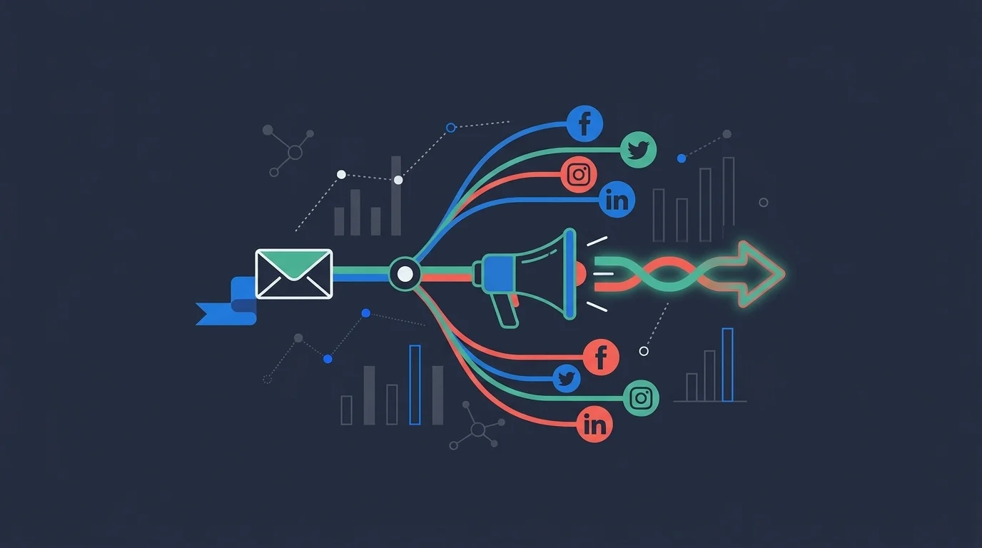 Email and social media joined into one effort
