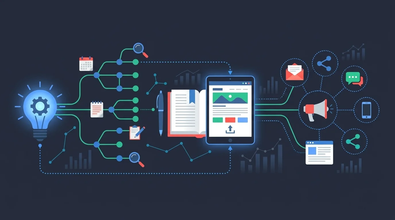 A content marketing programme from plan to publication