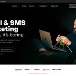 Omnisend homepage screenshot